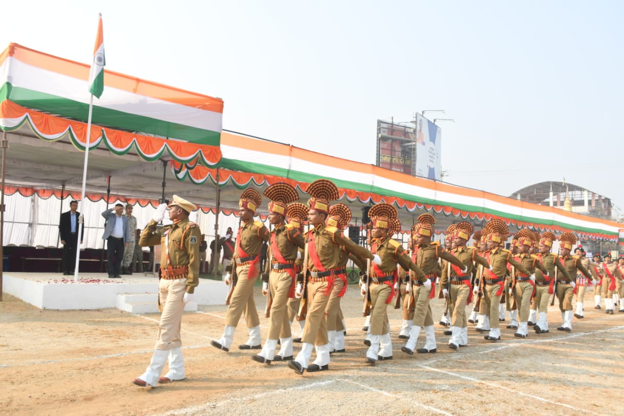 गणतंत्र दिवस समारोह का हुआ ’’फाइनल रिहर्सल’’