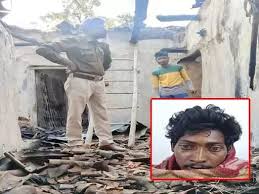 रायगढ़ जिले में दामाद ने सास के घर को किया आग के हवाले 