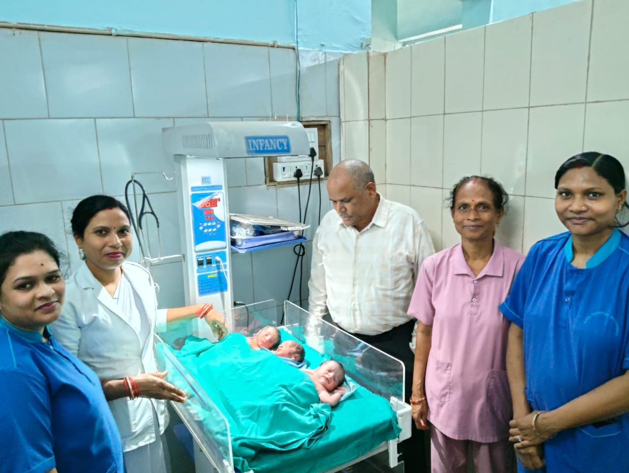 भाटापारा सामुदायिक स्वास्थ्य केंद्र में महिला ने दिया तीन बच्चों को जन्म,जच्चा-बच्चा दोनों पूरी तरह स्वस्थ 