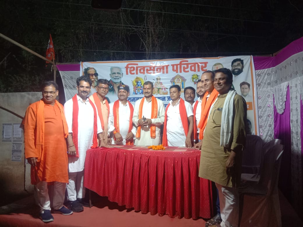 शिवसेना बालोद ने रामनवमी शोभायात्रा का किया अभिनंदन