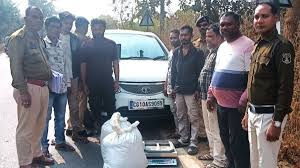 अवैध गांजा तस्करी के खिलाफ बड़ी कार्रवाई, 25 किलो गांजा के साथ 4 अंतरराज्यीय तस्कर गिरफ्तार 