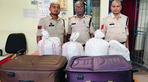 ​​​​​​​दुर्ग में बस की डिग्गी में मिला 21 किलो गांजा,आरोपी की तलाश जारी 