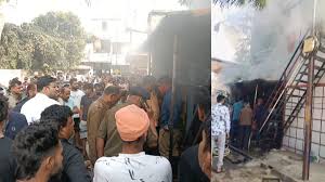 राजधानी रायपुर में बुजुर्ग की जिंदा जलकर मौत,रूम हीटर से घर में लगी आग 