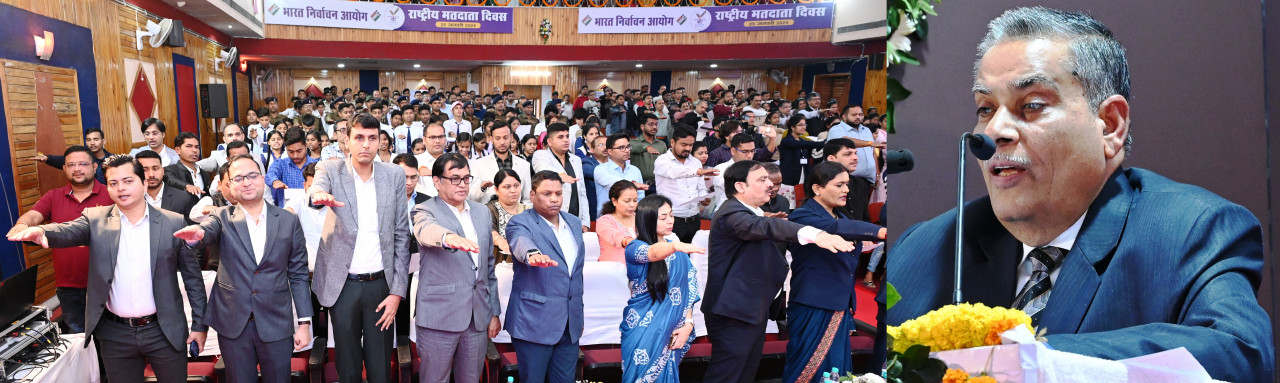 लोकतंत्र की सफलता में मतदाताओं की भूमिका अहम : न्यायमूर्ति टी. पी. शर्मा
