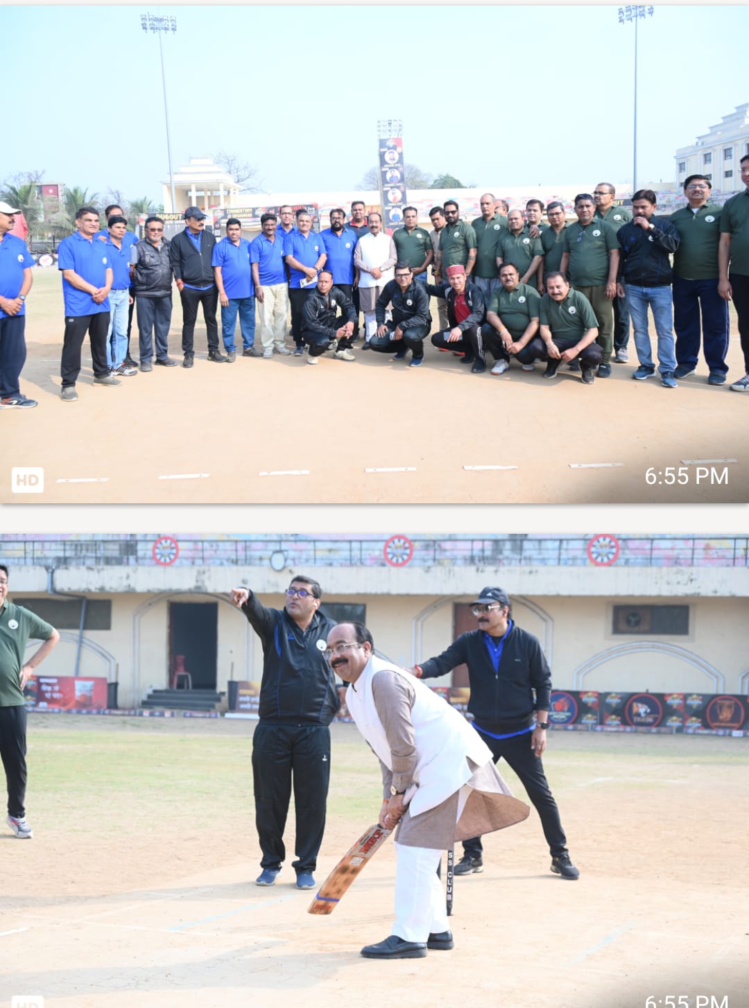 प्रेस क्लब रायपुर द्वारा स्व. कुलदीप निगम की स्मृति में आयोजित खेल मड़ई में हुए शामिल उप मुख्यमंत्री अरुण साव 