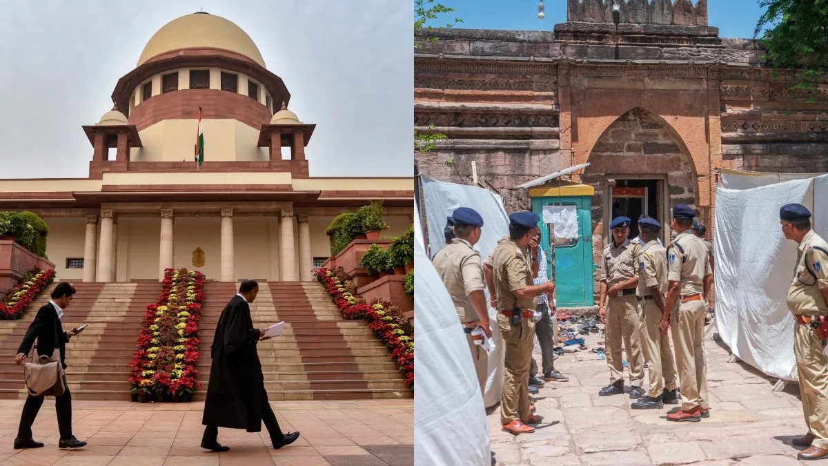  भोजशाला विवाद पर सुप्रीम कोर्ट का बड़ा फैसला! परिसर में नमाज पर रोक बरकरार, अलग जगह देने के निर्देश