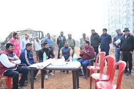 ​शिक्षा के मंदिर निर्माण में देरी बर्दाश्त नहीं,कार्य की कछुआ चाल पर बिफरे मूणत