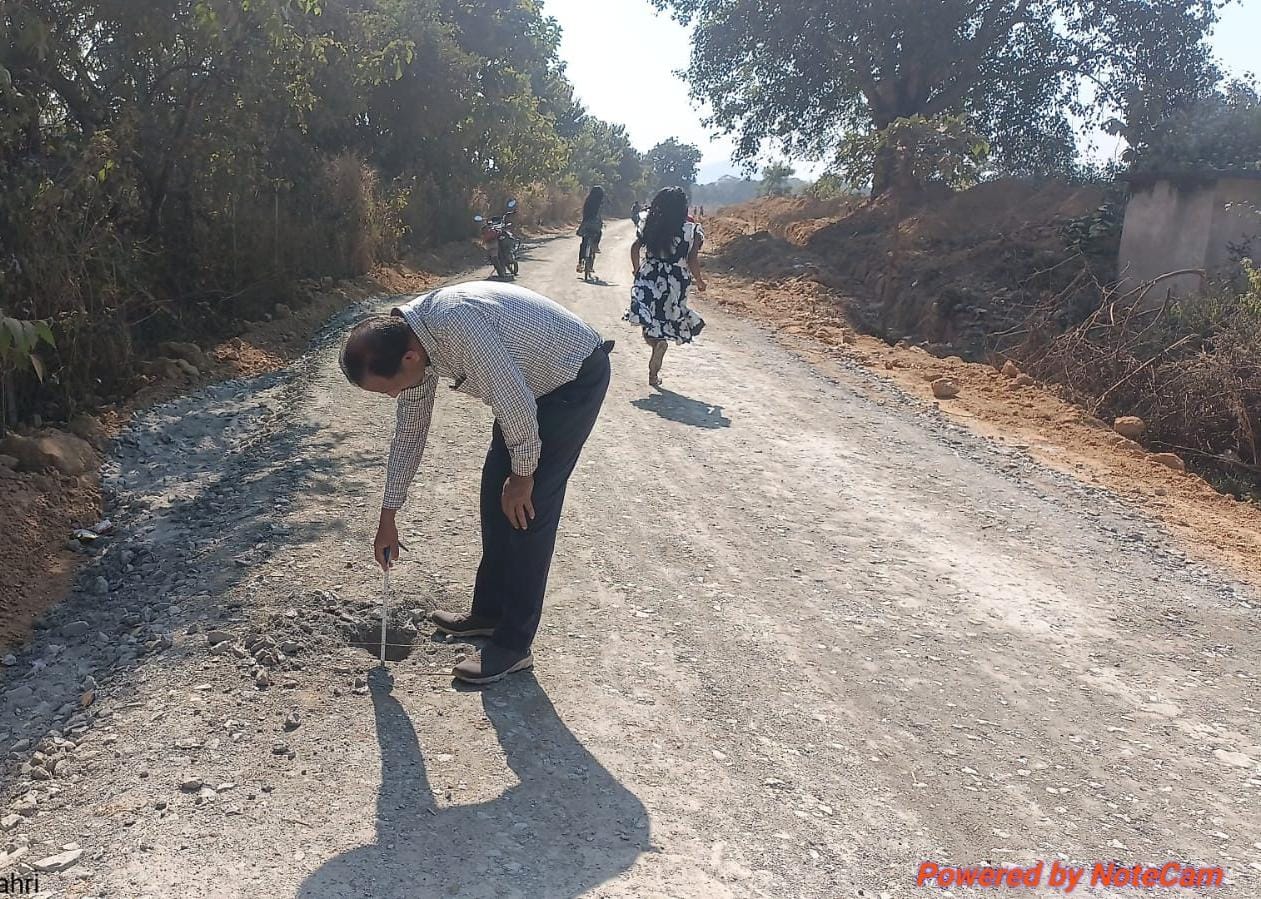 उत्खनन प्रभावित क्षेत्र बरकसपाली–रेंगालबहरी सड़क निर्माण को मिली मंजूरी,निर्माण कार्य प्रगति पर