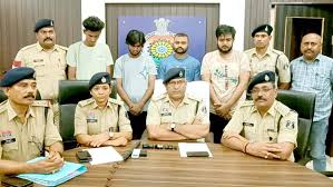 दुर्ग पुलिस की बड़ी कार्रवाई,डिजिटल अरेस्ट मामले में पकड़े गए 4 बदमाश