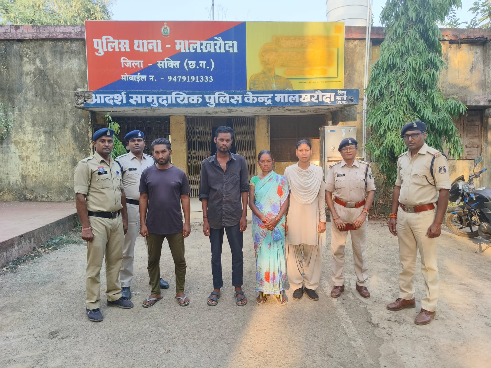सक्ति पुलिस की तत्परता से हत्या के आरोपियों का हुआ पर्दाफाश