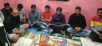  दुर्ग पुलिस की बड़ी कार्रवाई,21 जुआरी गिरफ्तार