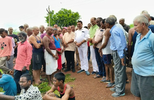 प्रदेश महामंत्री भारती ने प्राकृतिक आपदा में मृतकों के परिजनों से मिल बंधाया ढांढस 