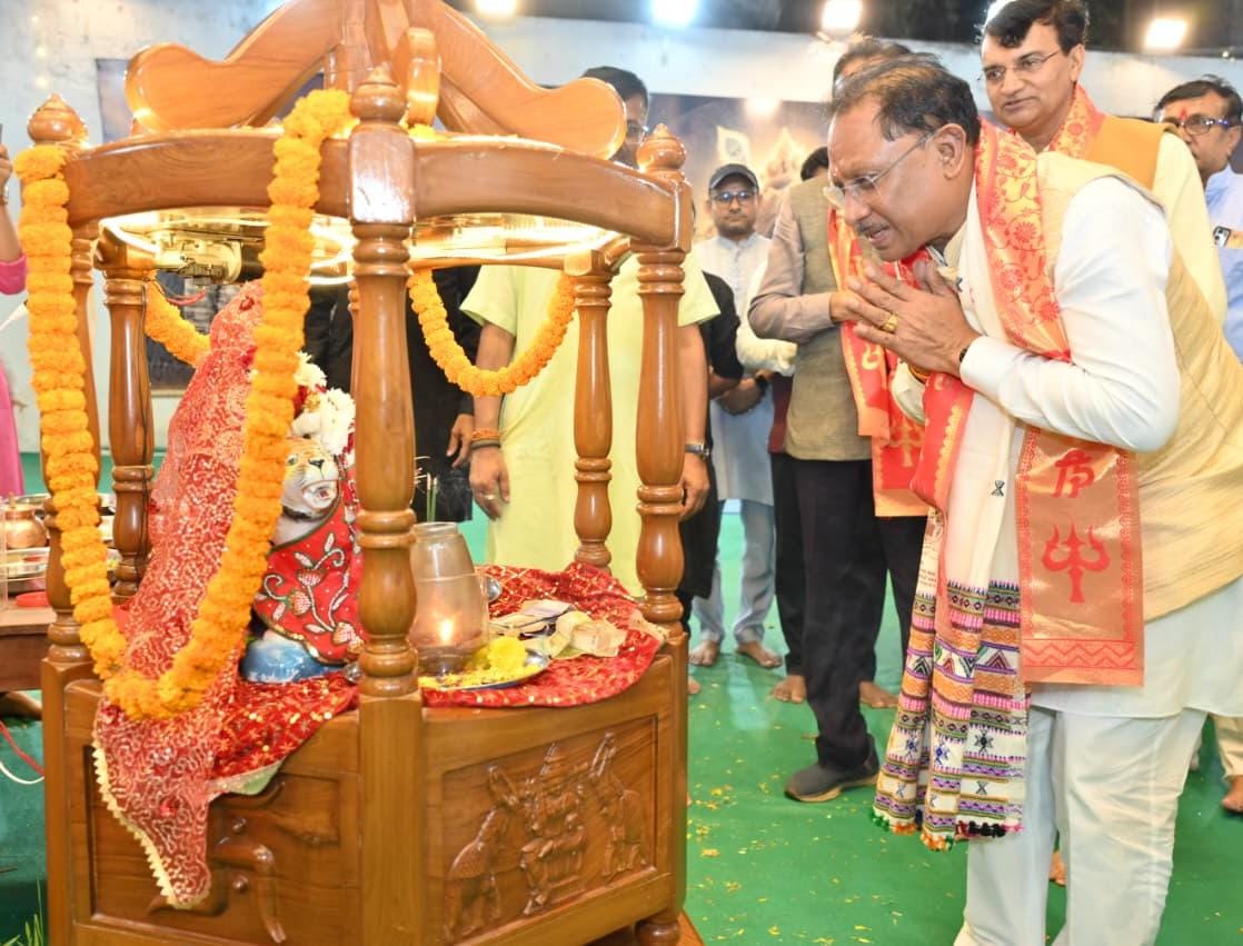 उत्साह, उमंग और सद्भावना बढ़ाने का पर्व है नवरात्रि : मुख्यमंत्री साय