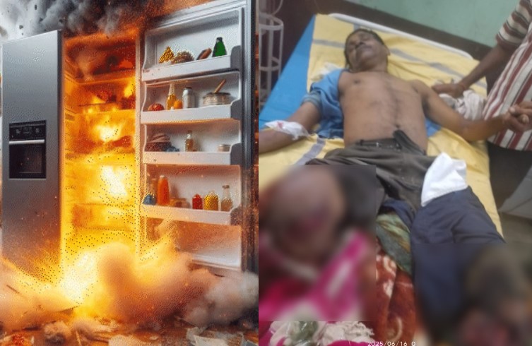 छुईखदान :  फ्रीज में धमाका,किसान की दर्दनाक मौत