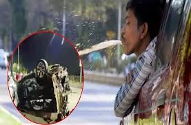 लापरवाही ने ली जान! गुटखा थूकने के लिए खोला कार का गेट..दर्दनाक हादसे में 1 की मौत 3 घायल