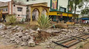 कांग्रेस ने खोला मोर्चा,मीरा चौक तोड़फोड़ पर गरमाई सियासत