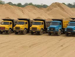 खनिज विभाग की कार्रवाई,अवैध रूप से रेत का उत्खनन करते 6 वाहन जब्त