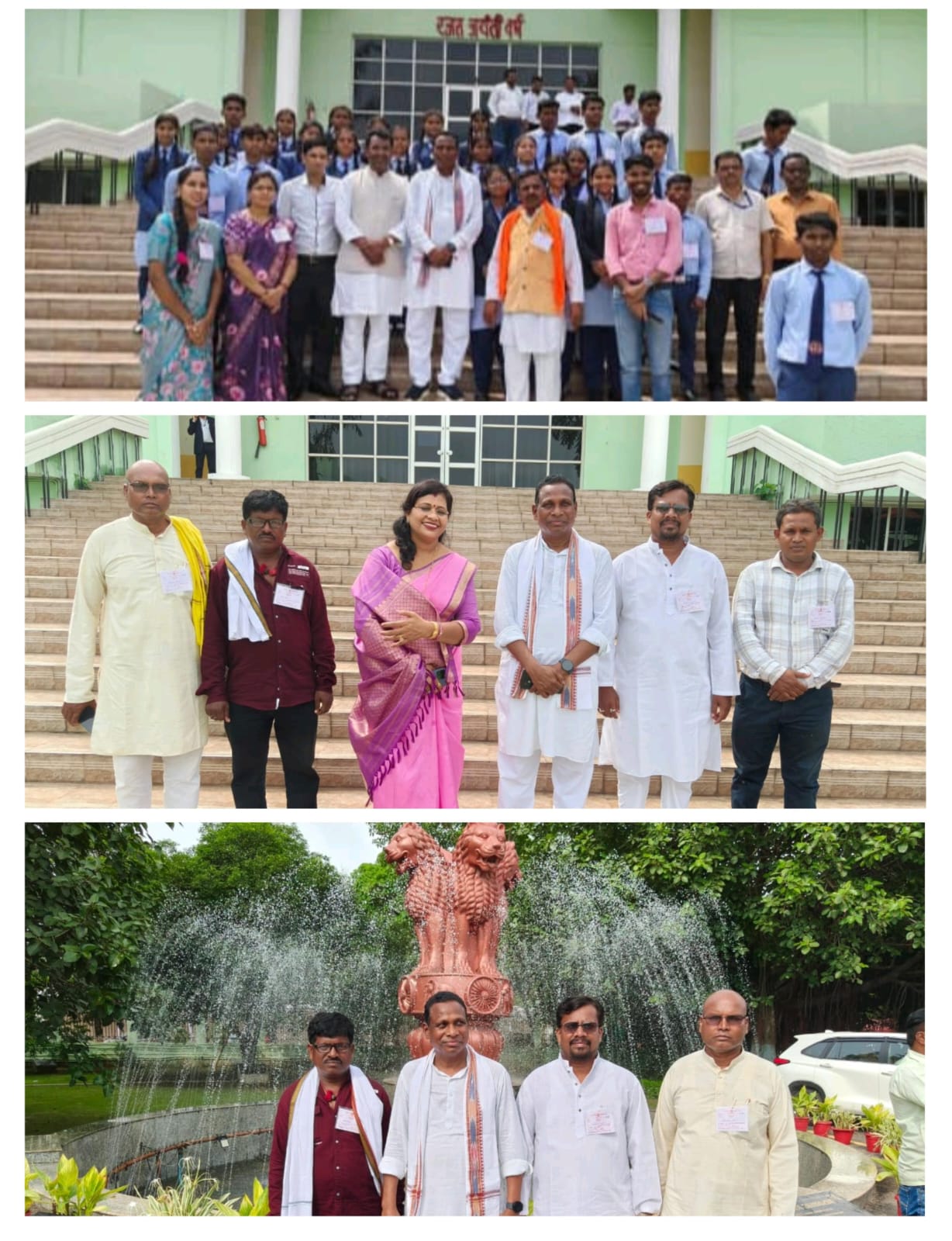 सेजेस हिन्दी मिडियम छुरा के छात्रों ने किया विधानसभा भ्रमण, जिले के विधायकों से की मुलाकात