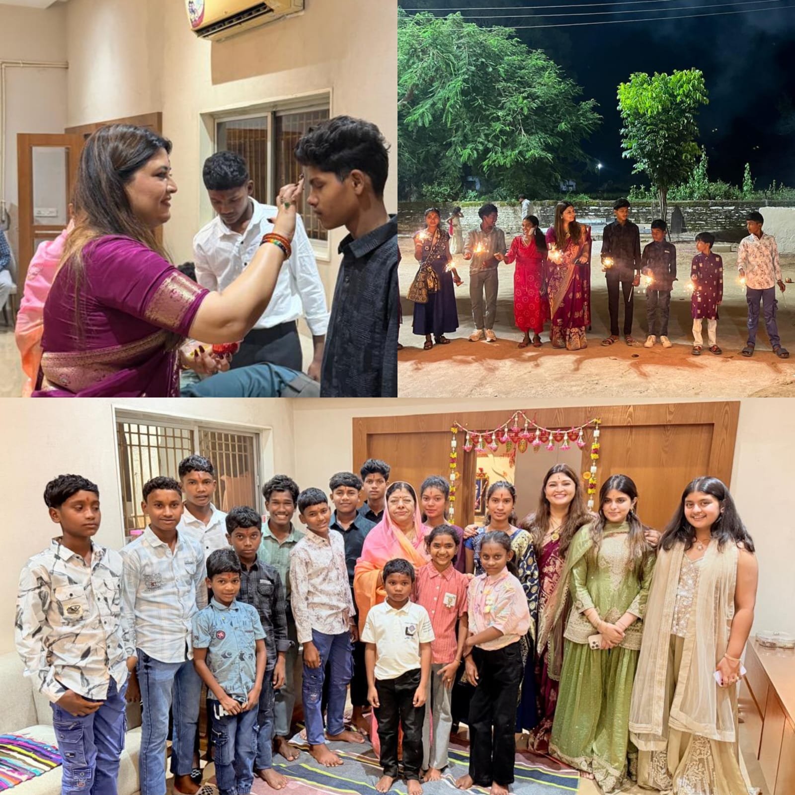 पंडरिया विधायक भावना बोहरा ने ग्राम सेमरहा के बच्चों के साथ मनाई दीपावली, बच्चों के साथ किया भोजन
