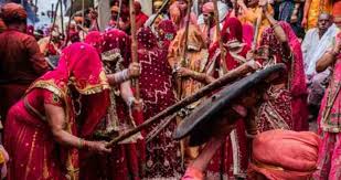  लठामार होली की तैयारियां जोरों पर पुलिस-प्रशासन ने भी कसी कमर