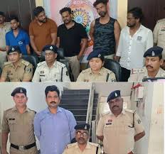 ड्रग्स तस्करी नेटवर्क का खुलासा : लाखों के ड्रग्स की सप्लाई करने वाले 6 तस्कर गिरफ्तार