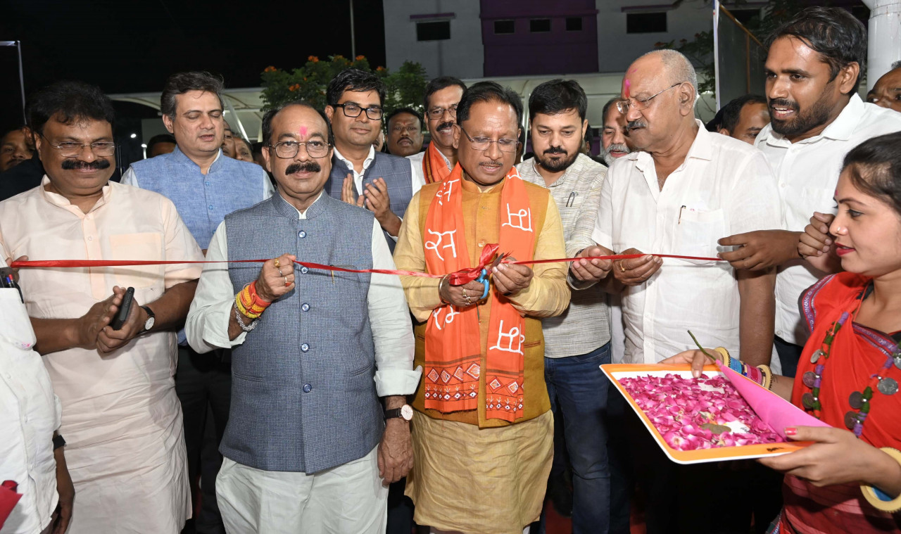 मुख्यमंत्री विष्णु देव साय ने किया कला केंद्र रायपुर का लोकार्पण