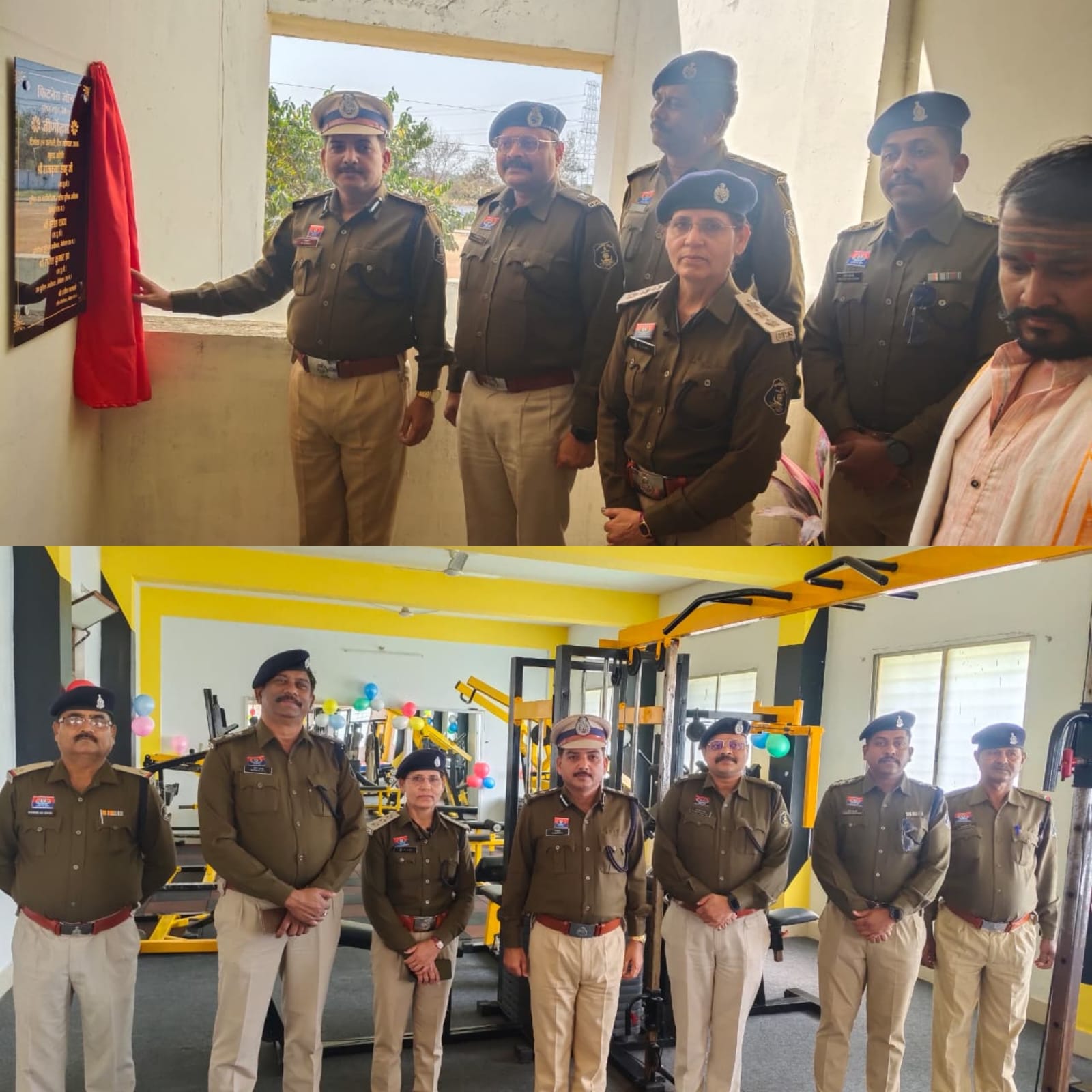 पुलिस उप महानिरीक्षक (DIG) रामकृष्ण साहू ने रक्षित केंद्र बेमेतरा में व्यायामशाला, वॉलीबॉल एवं बैडमिंटन ग्राउंड का किया शुभारंभ