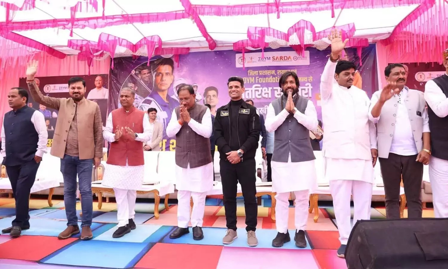 नवा रायपुर में अंतरिक्ष केंद्र शुरू, CM साय के साथ शुभांशु शुक्ला ने किया उद्घाटन