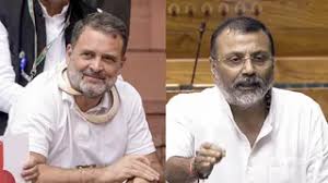 निशिकांत दुबे का कांग्रेस पर बड़ा हमला,भारत पर चीन, अमेरिका और रूस के हमले से राहुल को शांति मिलेगी