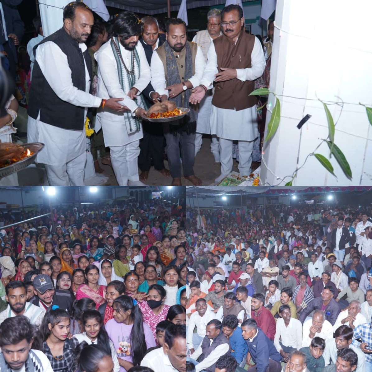 बाबा गुरु घांसीदास जी की 269वीं जयंती पर बेमेतरा विधानसभा के विभिन्न गांव मे भव्य आयोजन