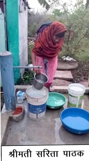 ग्राम मंजगांव में जल जीवन मिशन योजना से घर-घर शुद्ध पेयजल की उपलब्धता