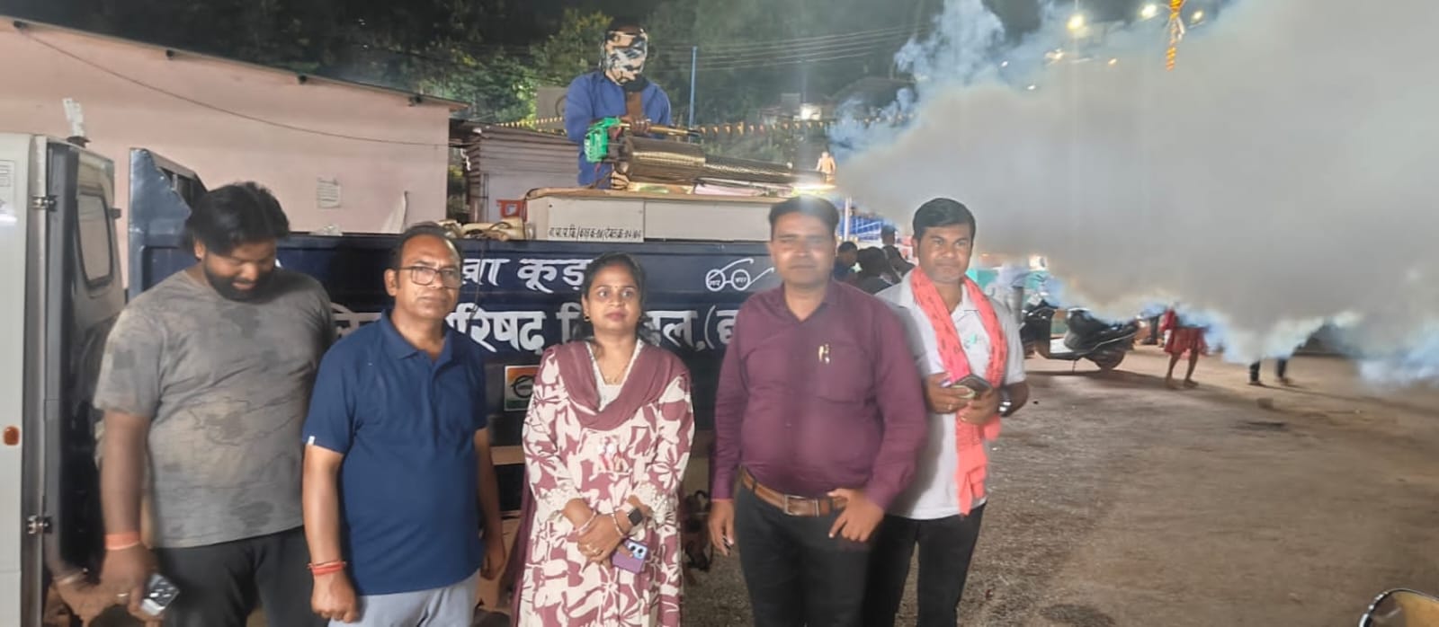 किरन्दुल नगरपालिका को मिले 02 नए फोंगिंग मशीन