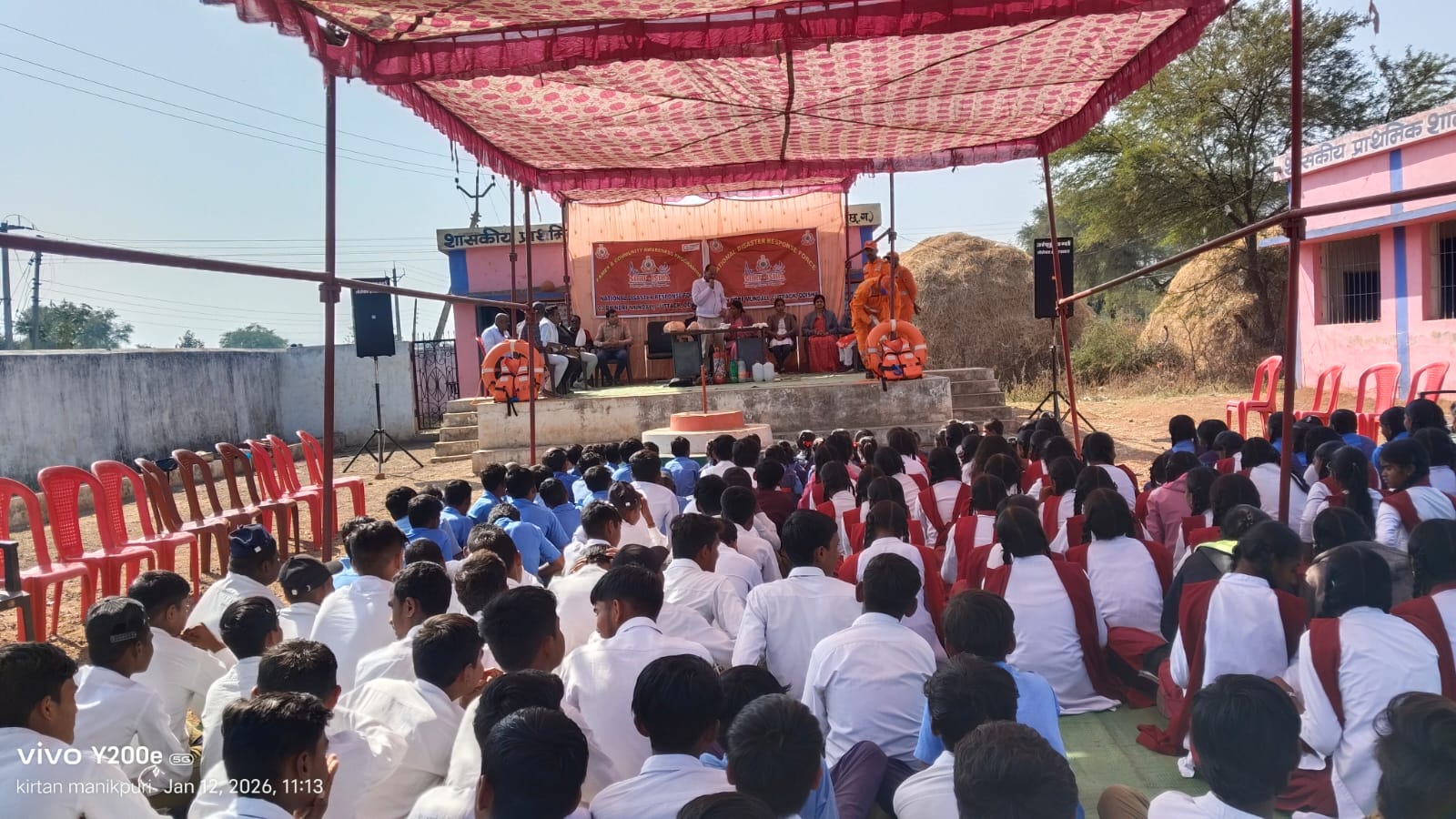 एनडीआरएफ द्वारा जिले में फेमेक्स-2026 एवं सामुदायिक जागरूकता कार्यक्रम