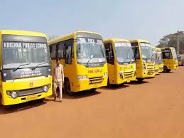 दुर्ग में स्कूली बसों की जांच में मिली खामियां,50 हजार का जुर्माना वसूला गया