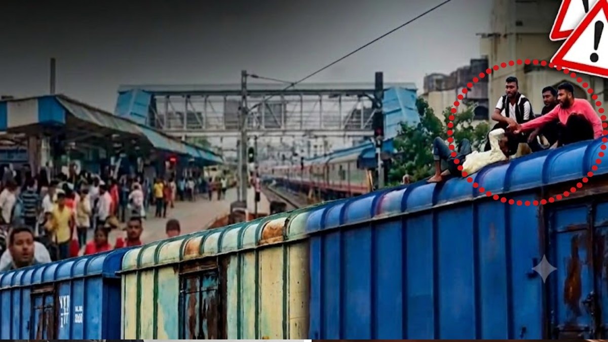पेंड्रारोड स्टेशन पर टला बड़ा हादसा! मालगाड़ी पर चढ़ युवक ने 25 हजार वोल्ट की लाइन पकड़ने की कोशिश, RPF-GRP ने बचाई जान