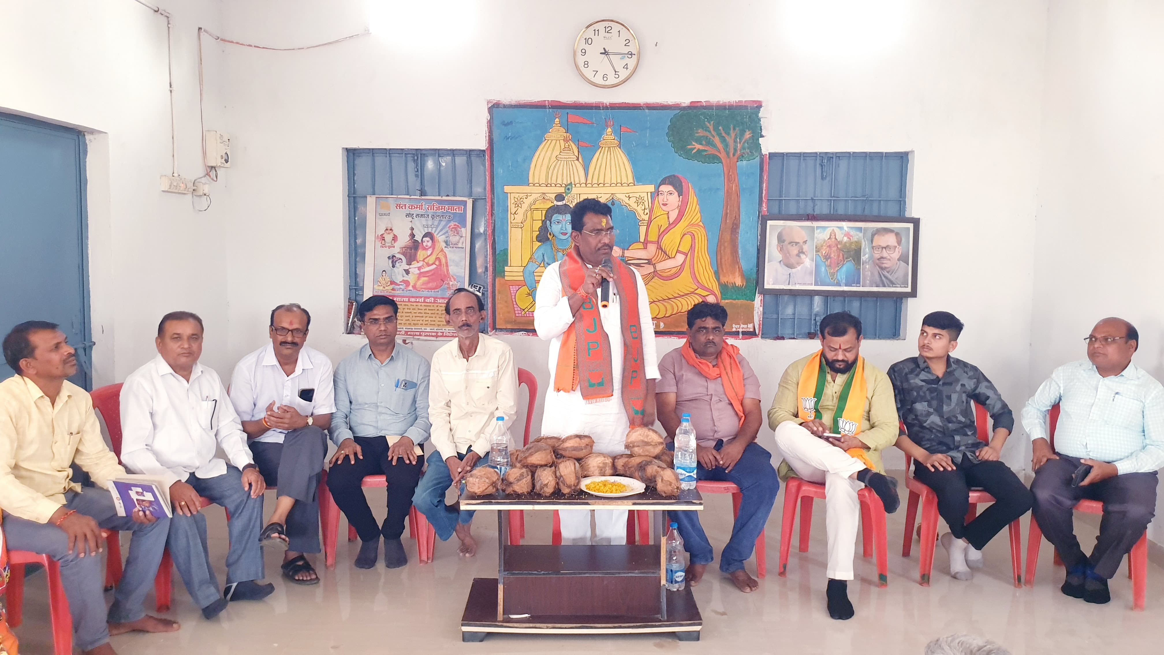 राजिम विधायक रोहित साहू चुनावी जनसंपर्क हेतु पहुंचे कसडोल 