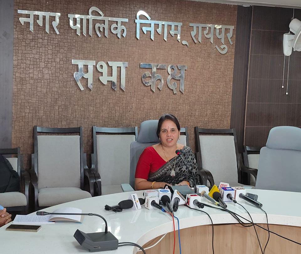 रायपुर में स्वच्छता और विकास को नई दिशा देने कार्य करेंगे:महापौर मीनल चौबे 