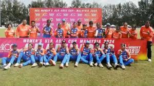 अंडर-19 महिला वर्ल्ड कप 2025 के लिए भारतीय टीम की घोषणा,इस खिलाड़ी को बनाया गया कप्तान