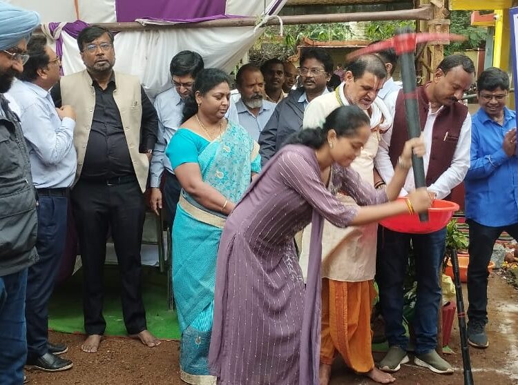 एनएमडीसी किरन्दुल की सीएसआर पहल: कोडेनार में 79.39 लाख रुपये की लागत से 20 बेड के अस्पताल का निर्माण शुरू