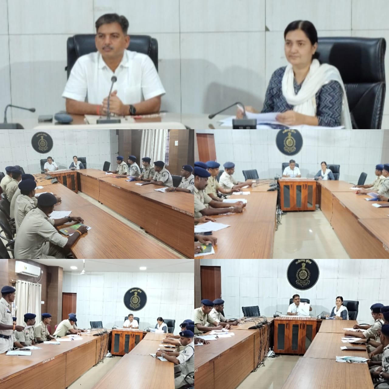 एसएसपी बेमेतरा रामकृष्ण साहू (IPS) ने जिले के समस्त थाना/चौकी के मद्दगार/रीडर की बैठक ली