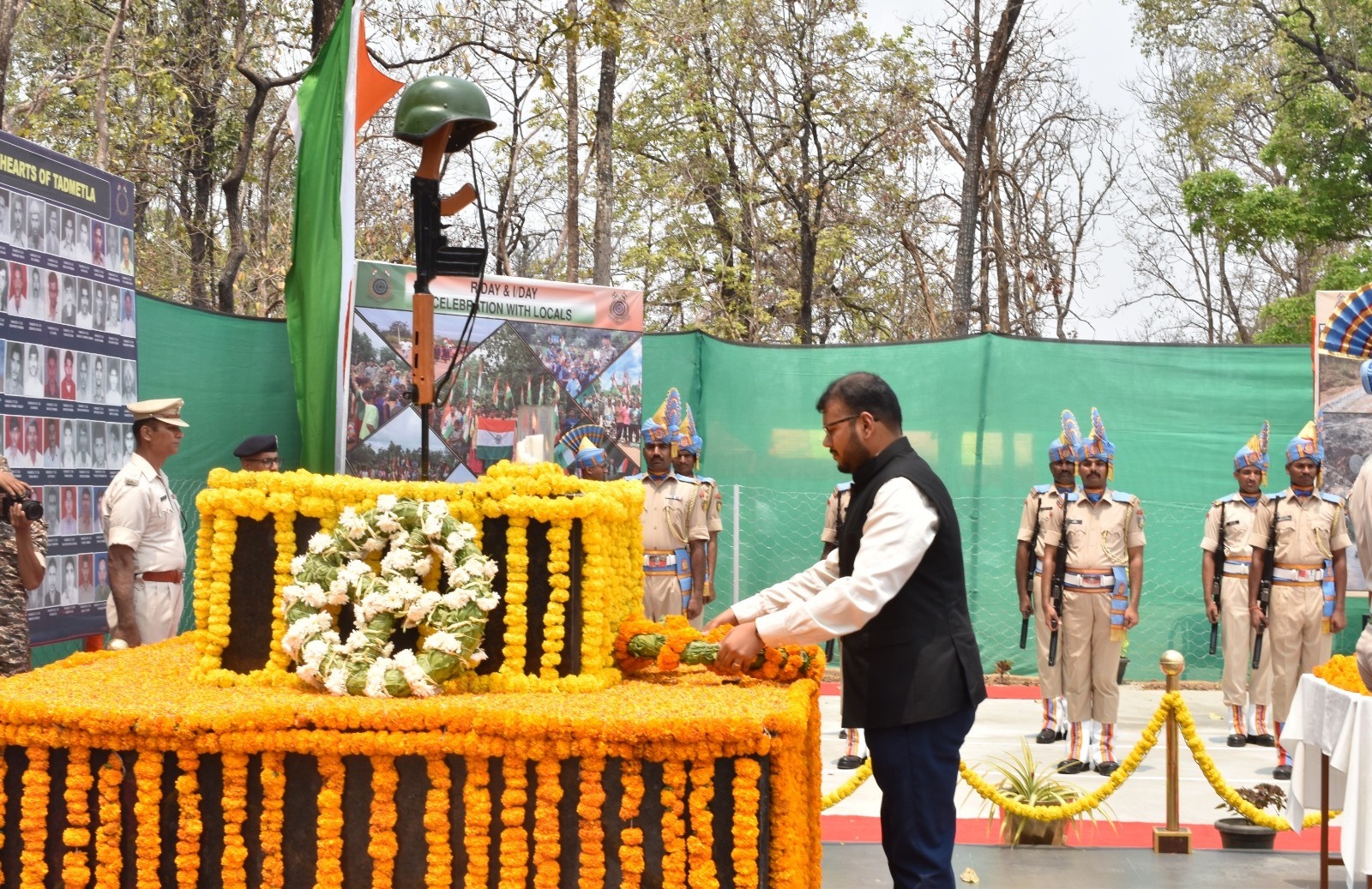 जहां गूंजी थीं गोलियां, अब गूंजा सम्मान: ताड़मेटला में शहीद स्मारक का लोकार्पण