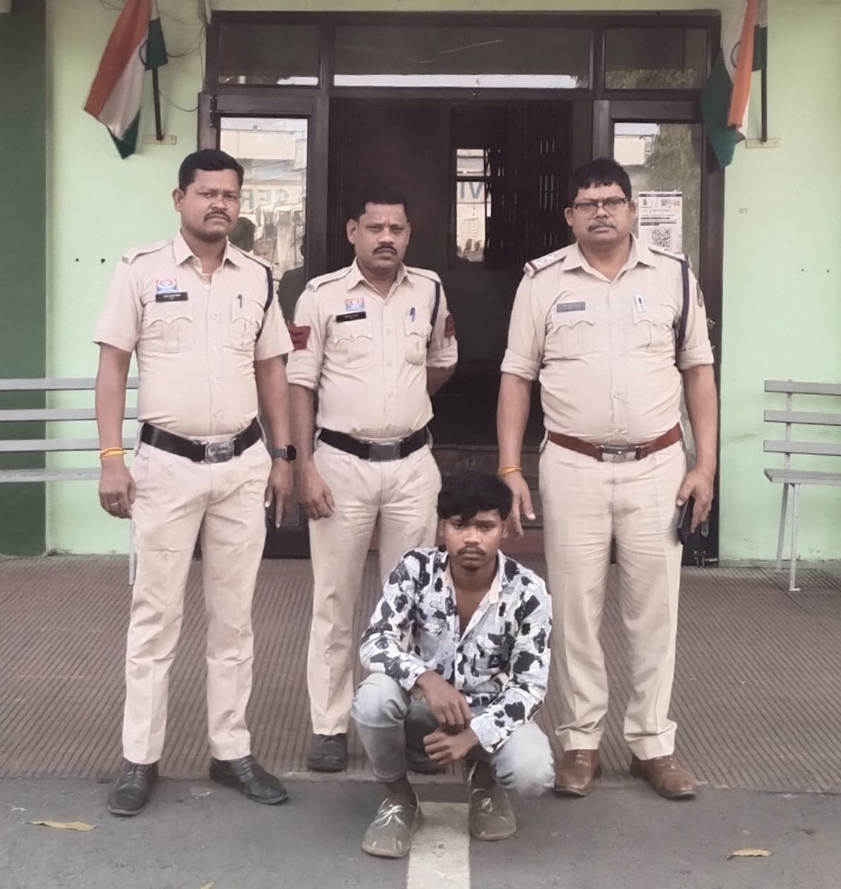 नाबालिग बालिका से छेड़खानी के मामले में रायगढ़ पुलिस की त्वरित कार्रवाई, आरोपी युवक गिरफ्तार