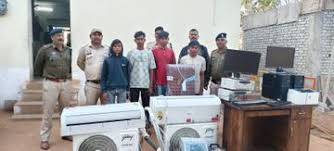 एनटीपीसी कांटा घर से उड़ाया 4.33 लाख का माल, पूरा गिरोह पुलिस के गिरफ्त में