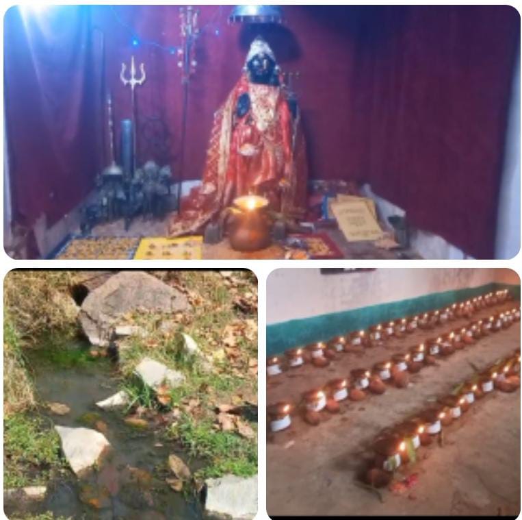 जहां रिसई माता कर रही थी विलाप आज भी उस जगह से रिसता है पानी चैत्र नवरात्र पर जलते है आस्था के दीप 