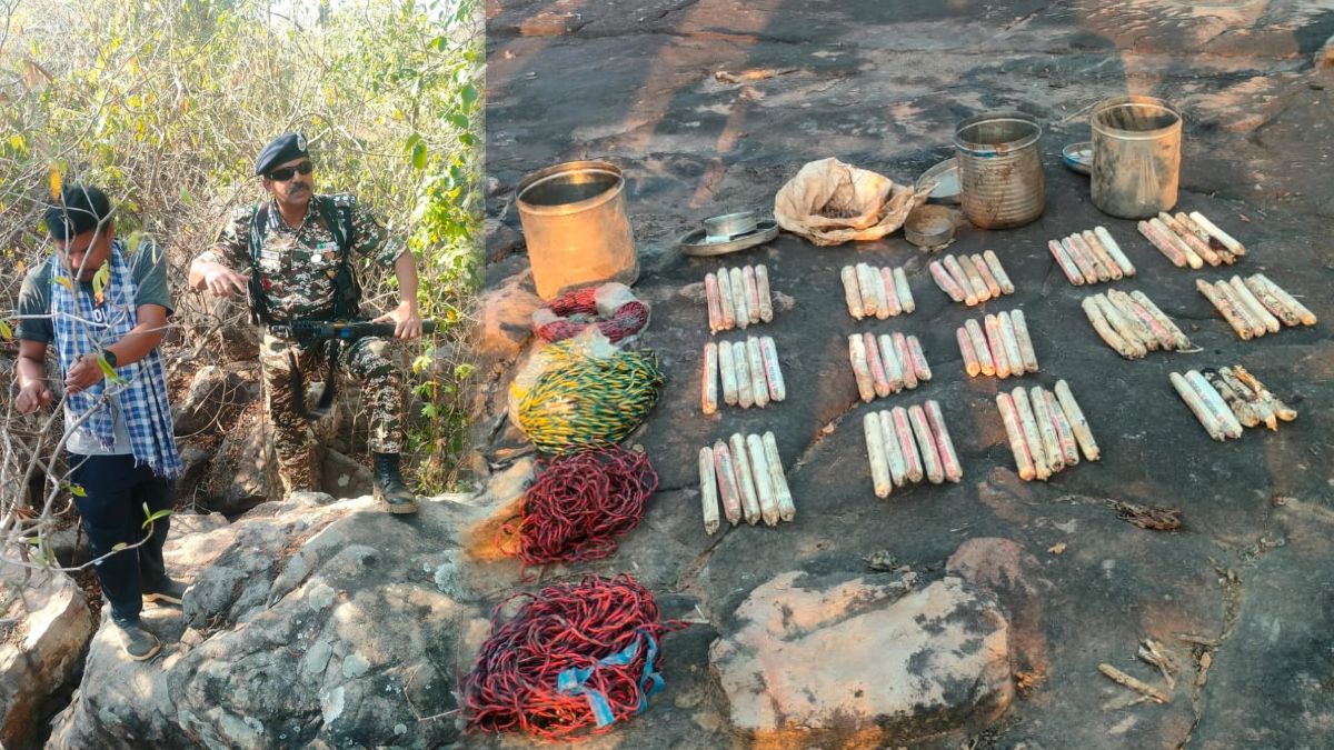 सोनाबेड़ा जंगल में बड़ी सफलता: CRPF को मिला भारी विस्फोटक जखीरा
