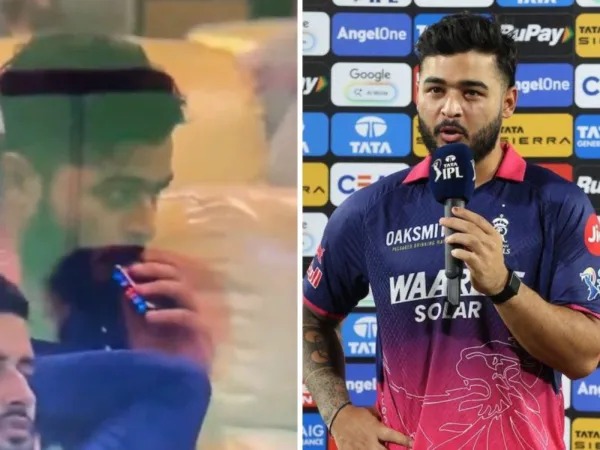 ड्रेसिंग रूम में ‘वेपिंग’ करते कैमरे में कैद हुए रियान पराग, BCCI ने ठोका लाखों का जुर्माना