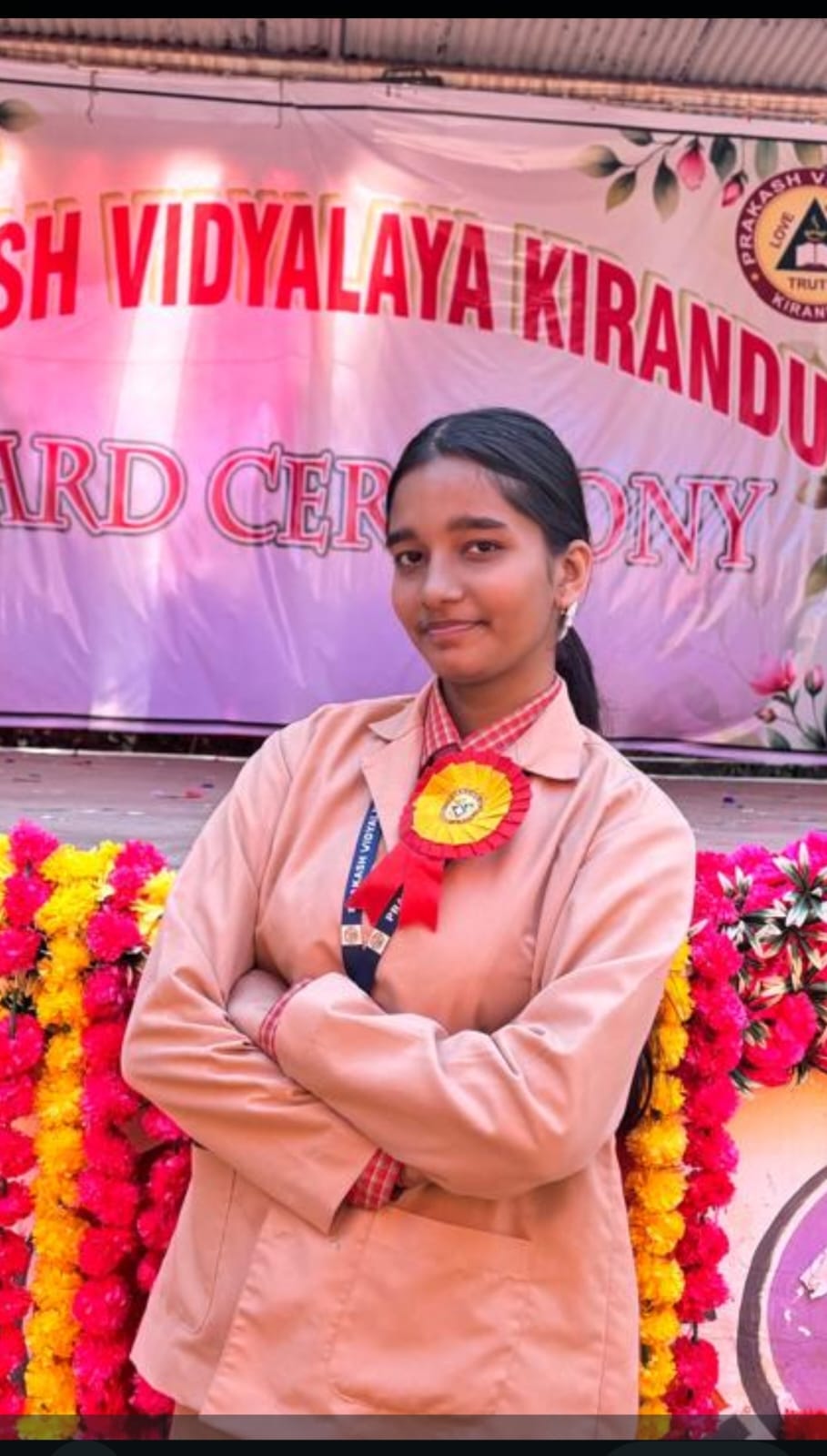 प्रकाश विद्यालय, किरंदुल की छात्रा संध्या साव ने लहराया सफलता का परचम, 87% अंक से बढ़ाया मान