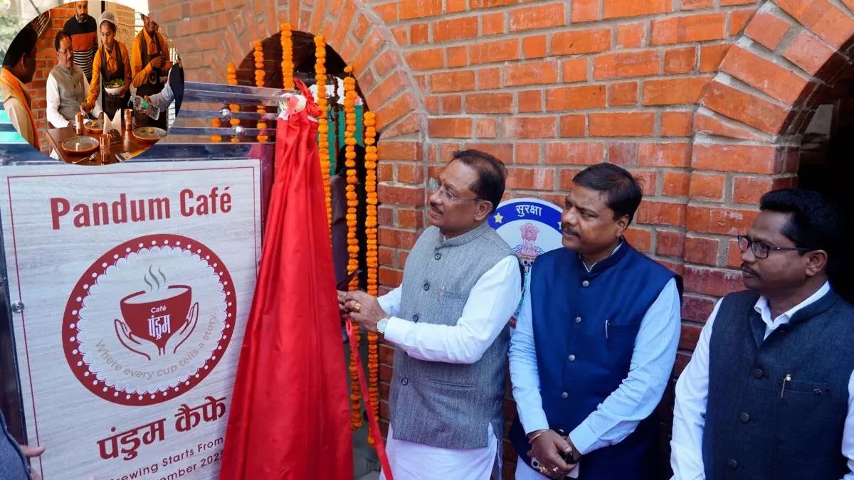 मुख्यमंत्री साय ने किया जगदलपुर पुलिस लाइन में पंडुम कैफ़े का शुभारंभ