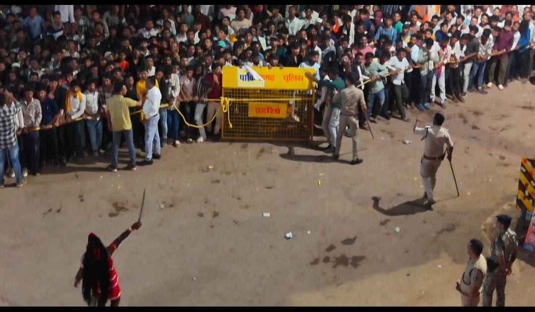 कबीरधाम पुलिस की मुस्तैदी से खप्पर यात्रा शांतिपूर्ण सम्पन्न