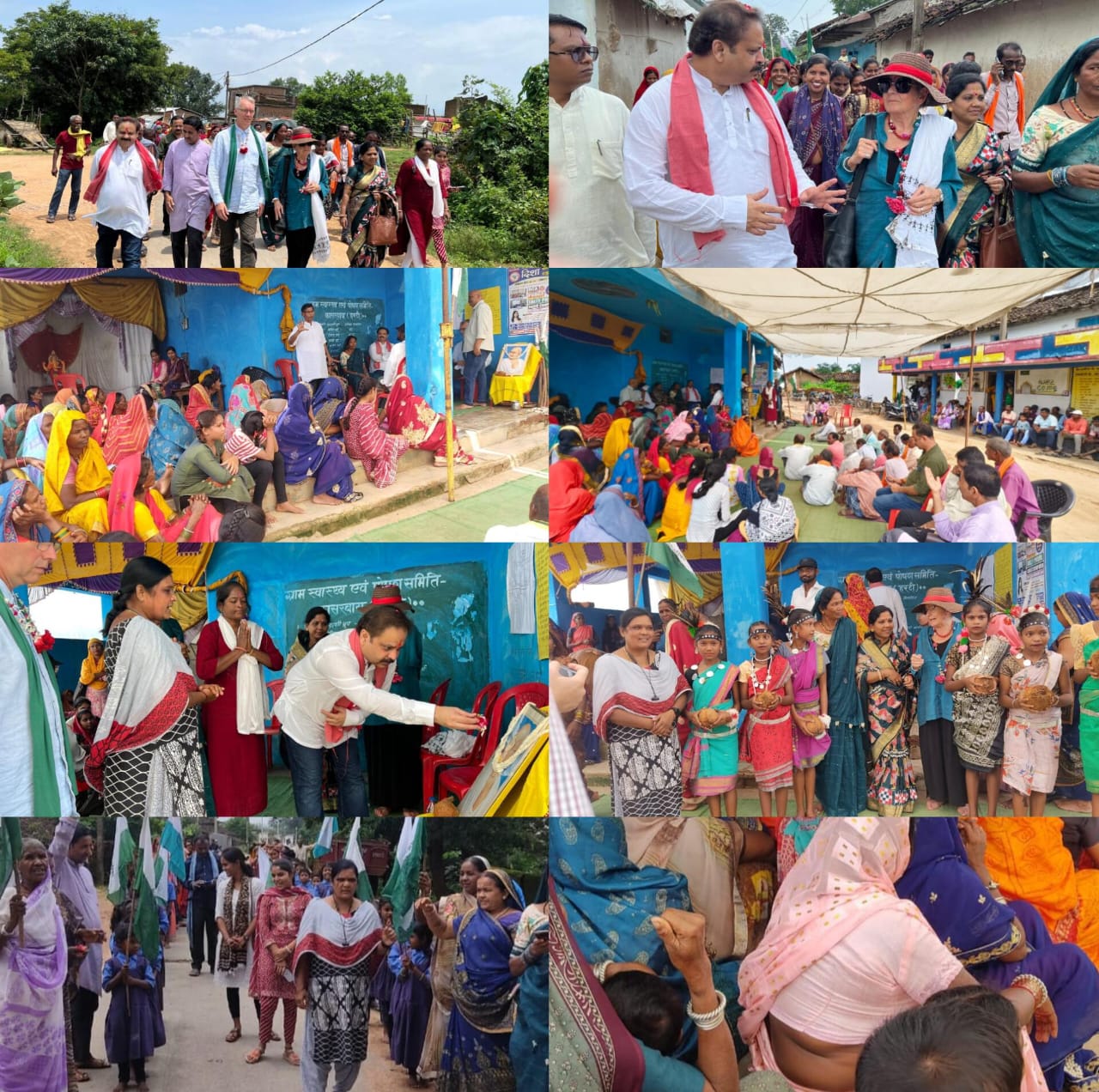 एकता परिषद प्रयोग समाज सेवी संस्था के तात्वाधान में कासरबाय में फिल्ड विजिट कार्यक्रम का हुआ आयोजन, विदेशी मेहमान भी पहुंचे